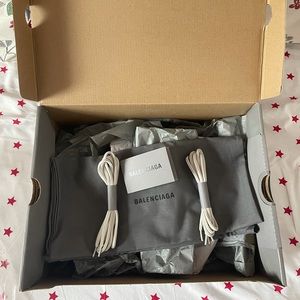 Balenciaga white track sneakers